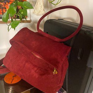 Anthropologie Reid Suede Backpack Tote Convertible Bag